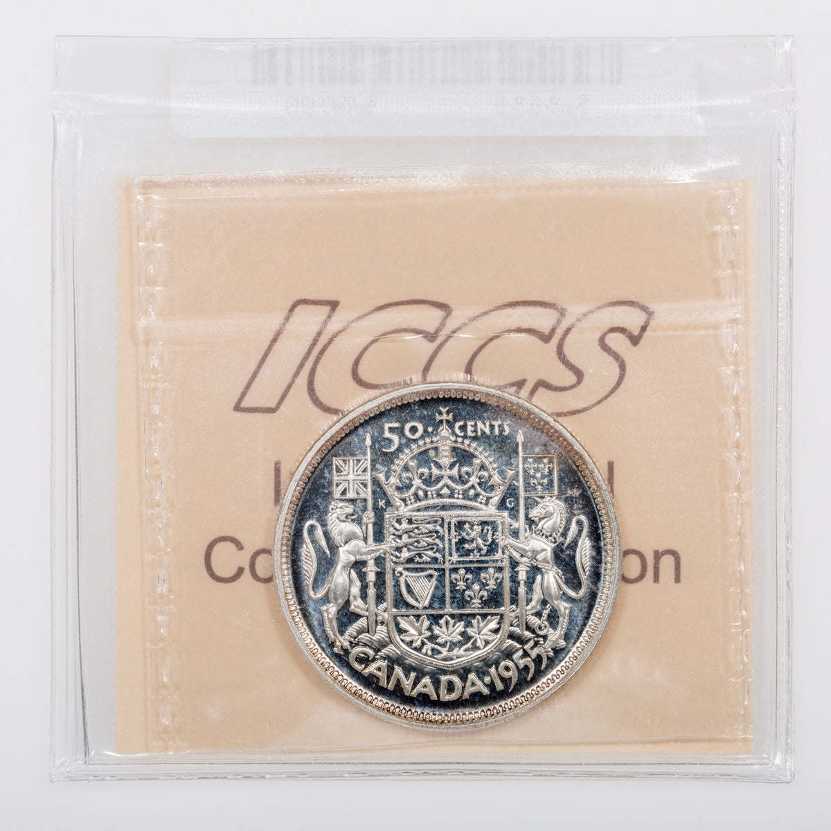 50 Cent 1955 ICCS PL-66 Cameo