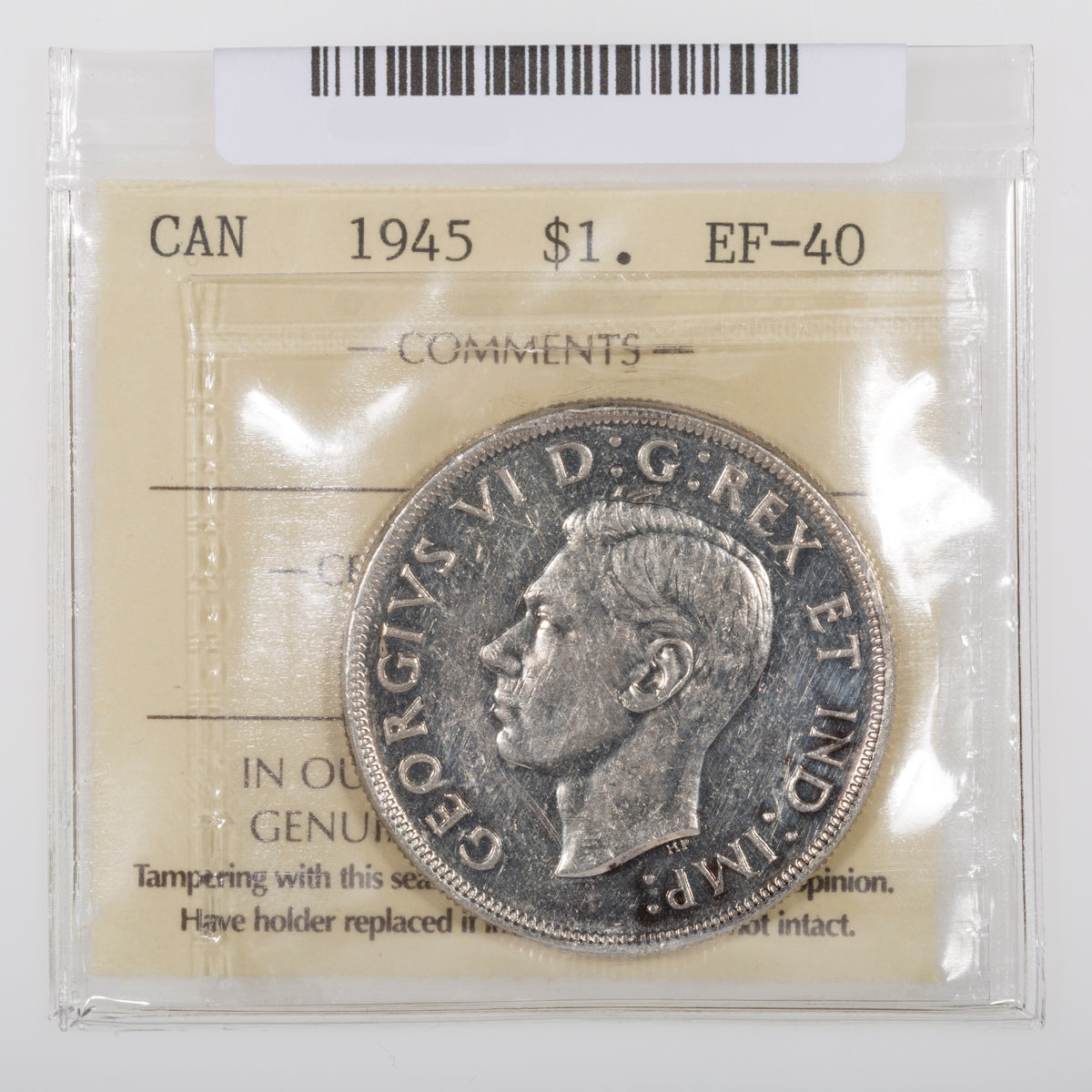 $1 1945 5/5 ICCS EF-40