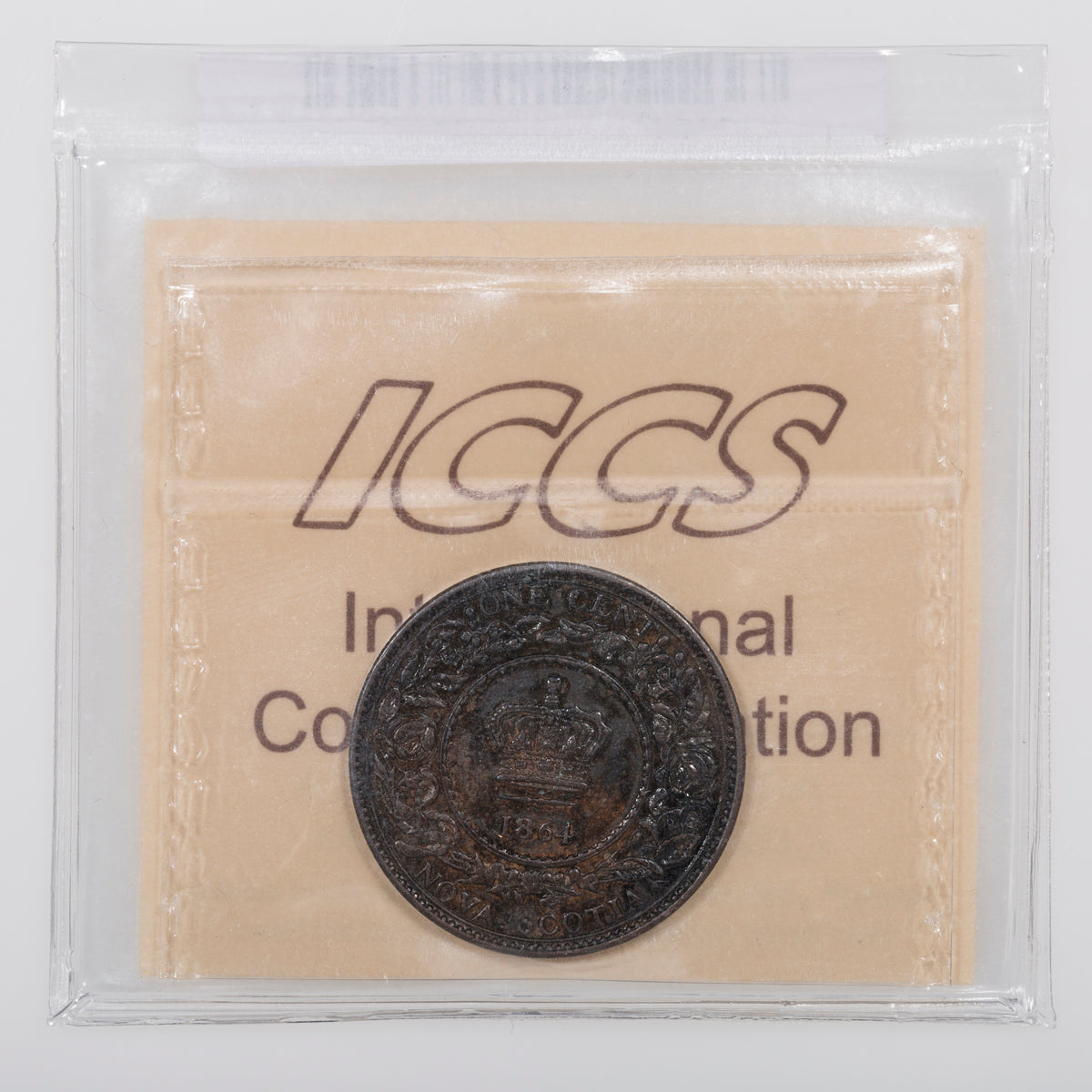 NS 1 Cent 1864 ICCS EF-40