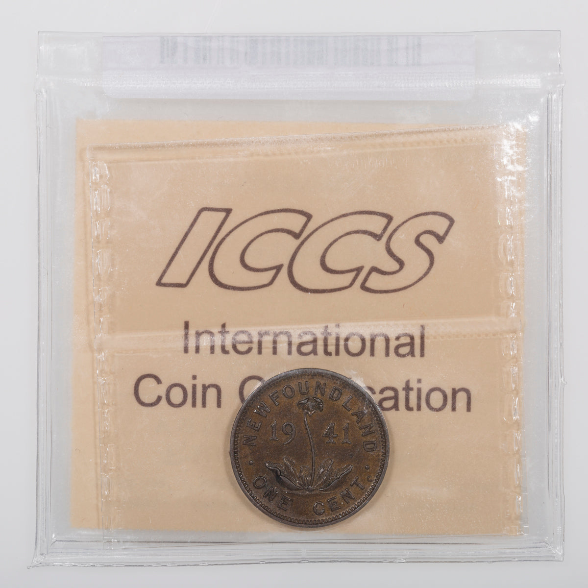 NFLD 1 Cent 1941C RE Date ICCS EF-40