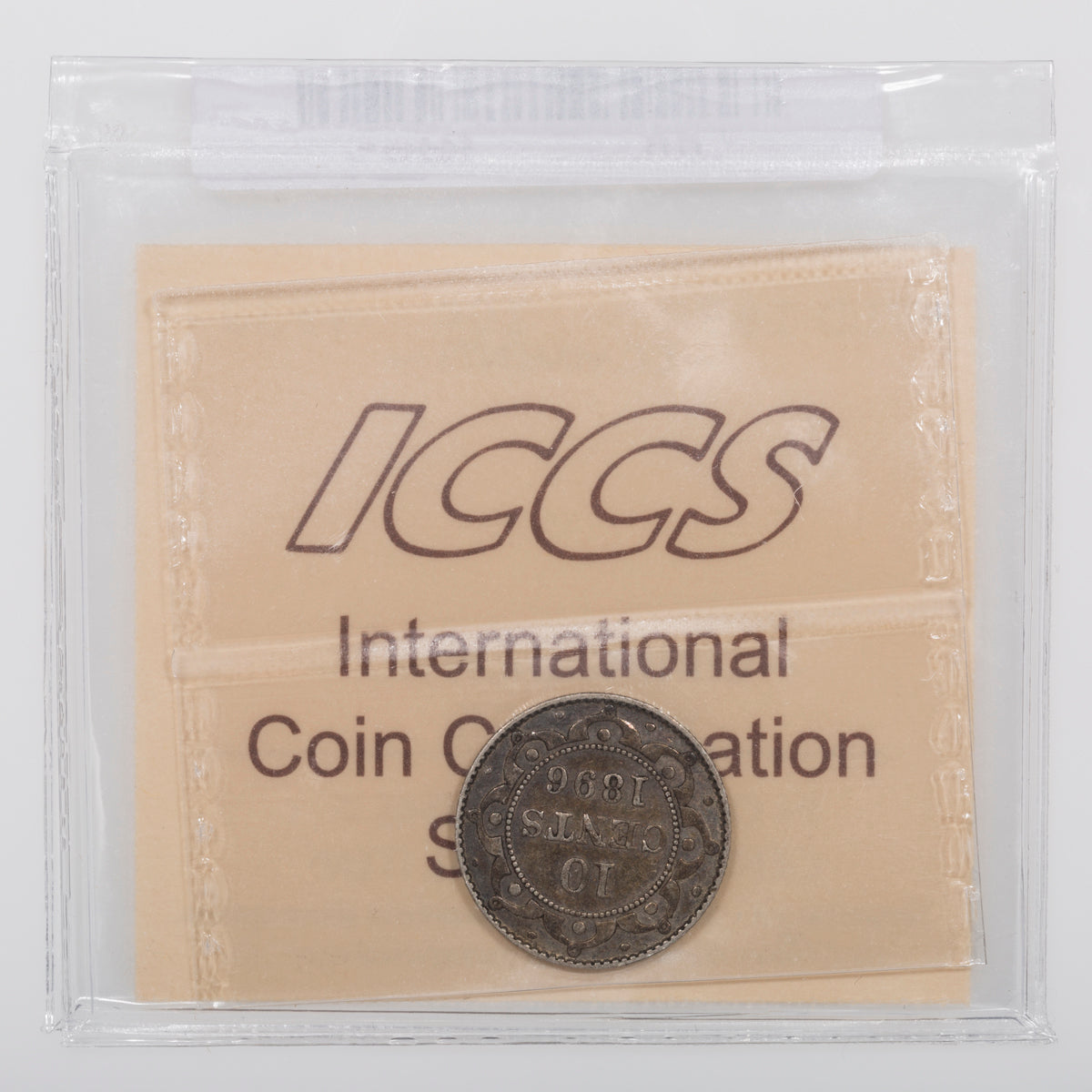 NFLD 10 Cent 1896 ICCS VF-30