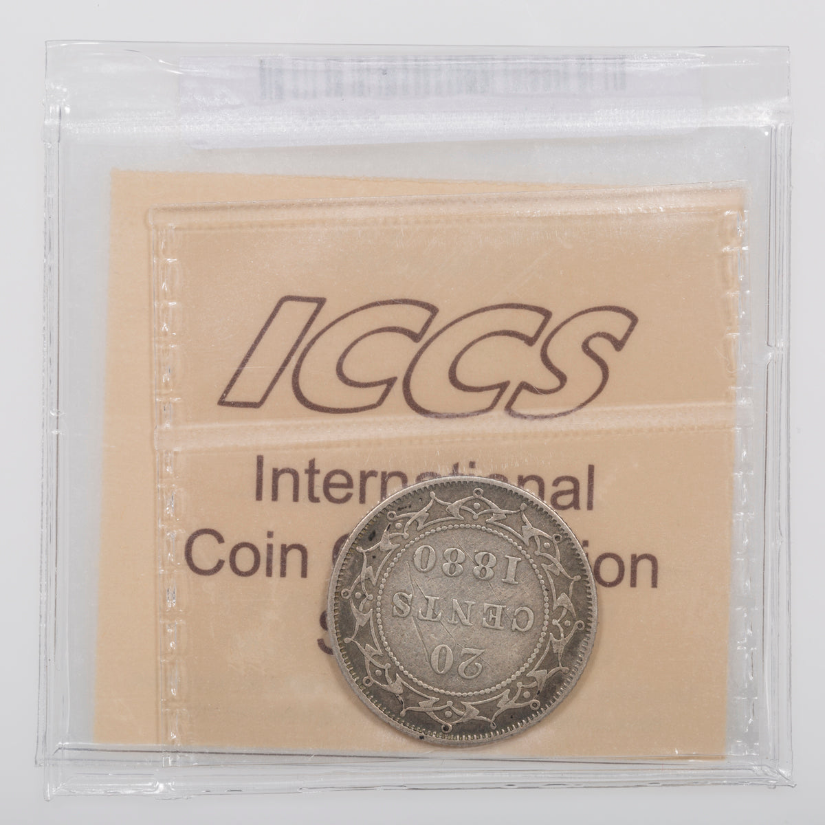 NFLD 20 Cent 1880 ICCS VF-20