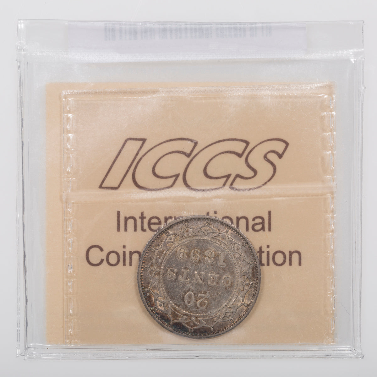 NFLD 20 Cent 1899 Large 9's ICCS EF-40
