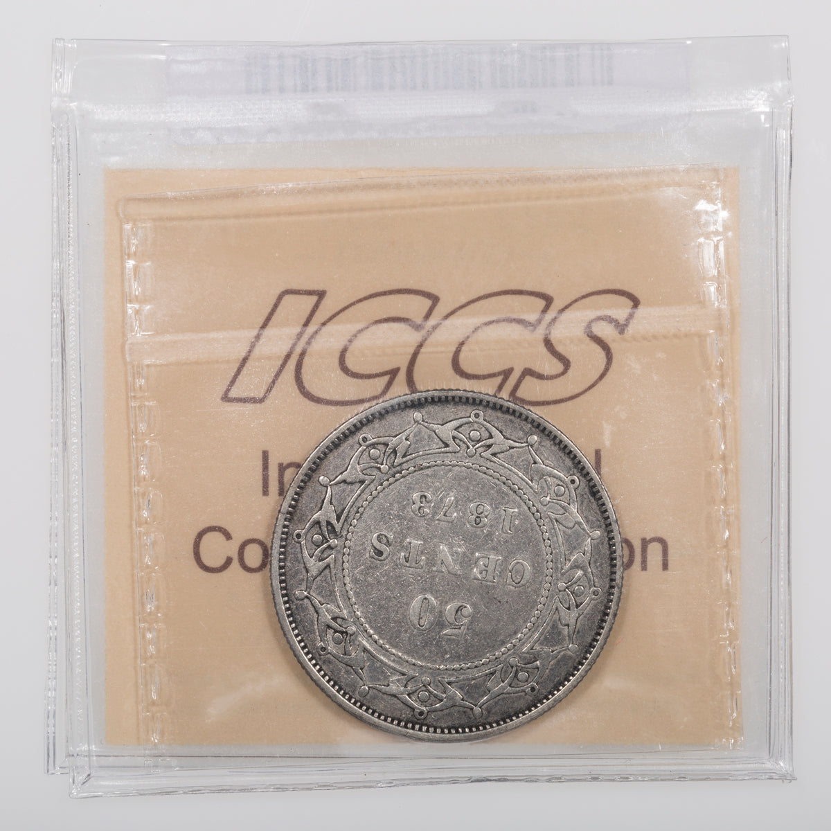NFLD 50 Cent 1873 ICCS VF-20