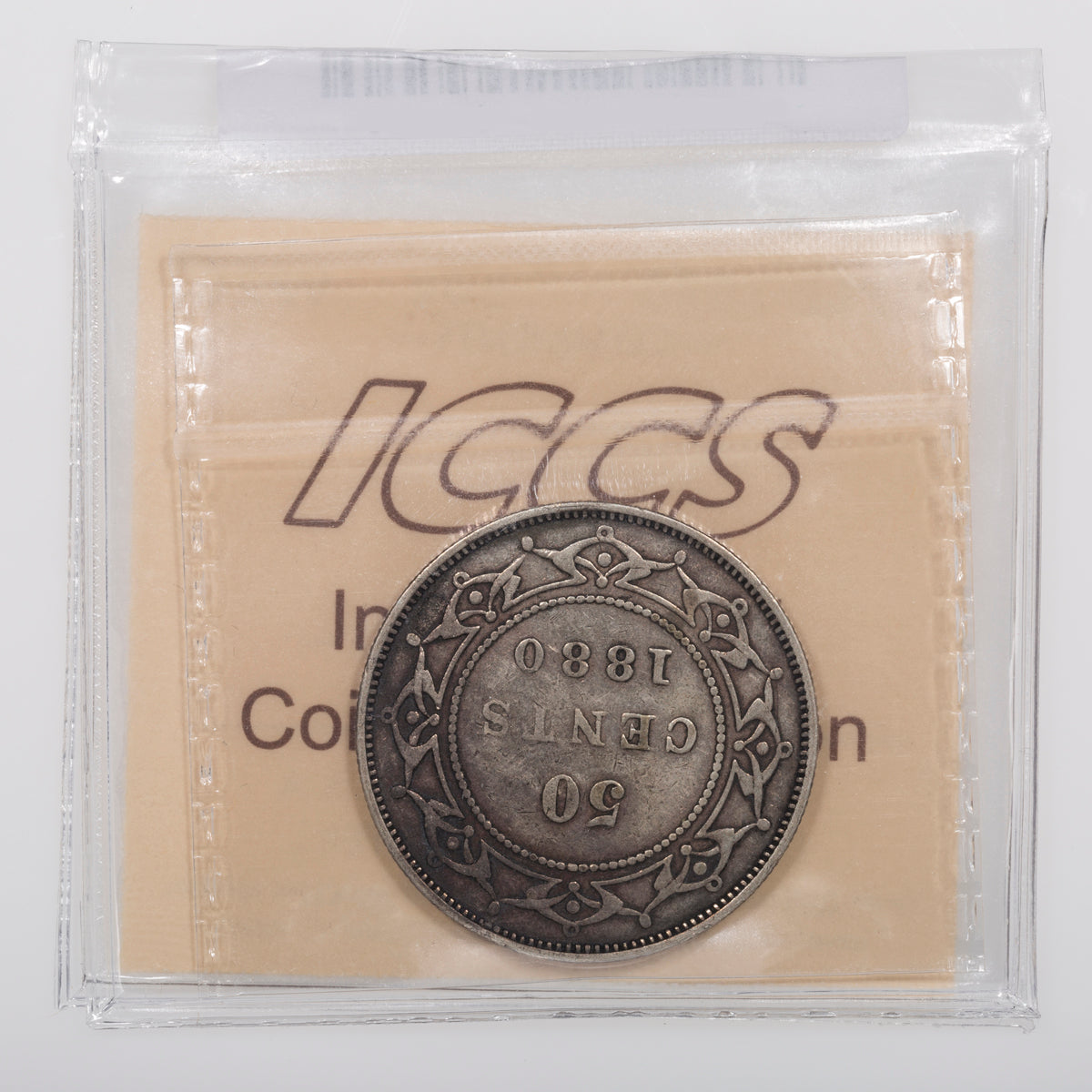 NFLD 50 Cent 1880 ICCS VF-20