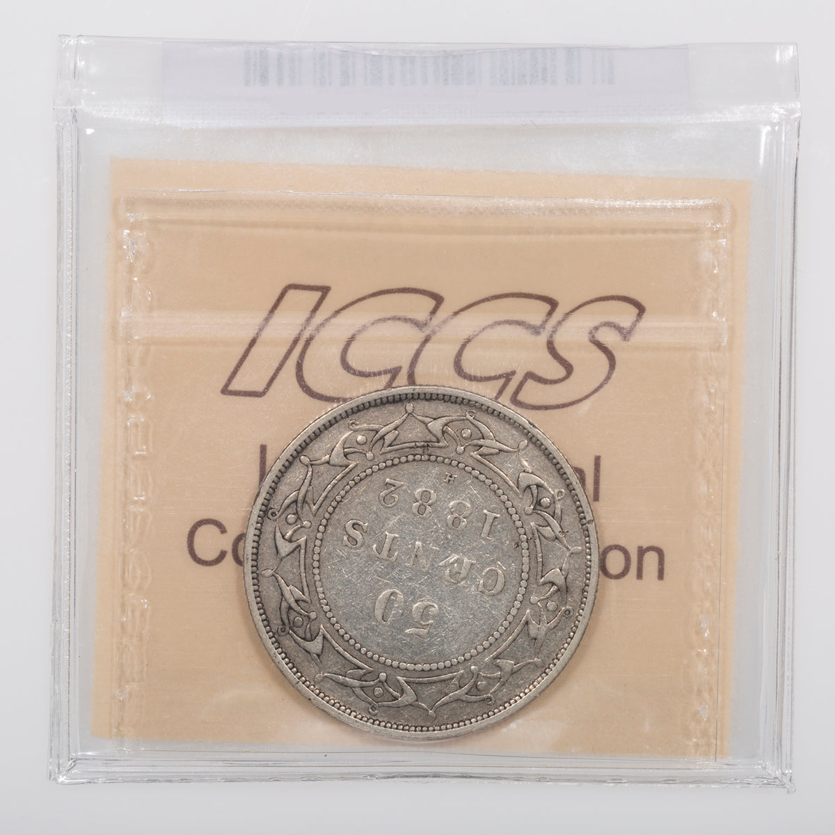 NFLD 50 Cent 1882H ICCS VF-30