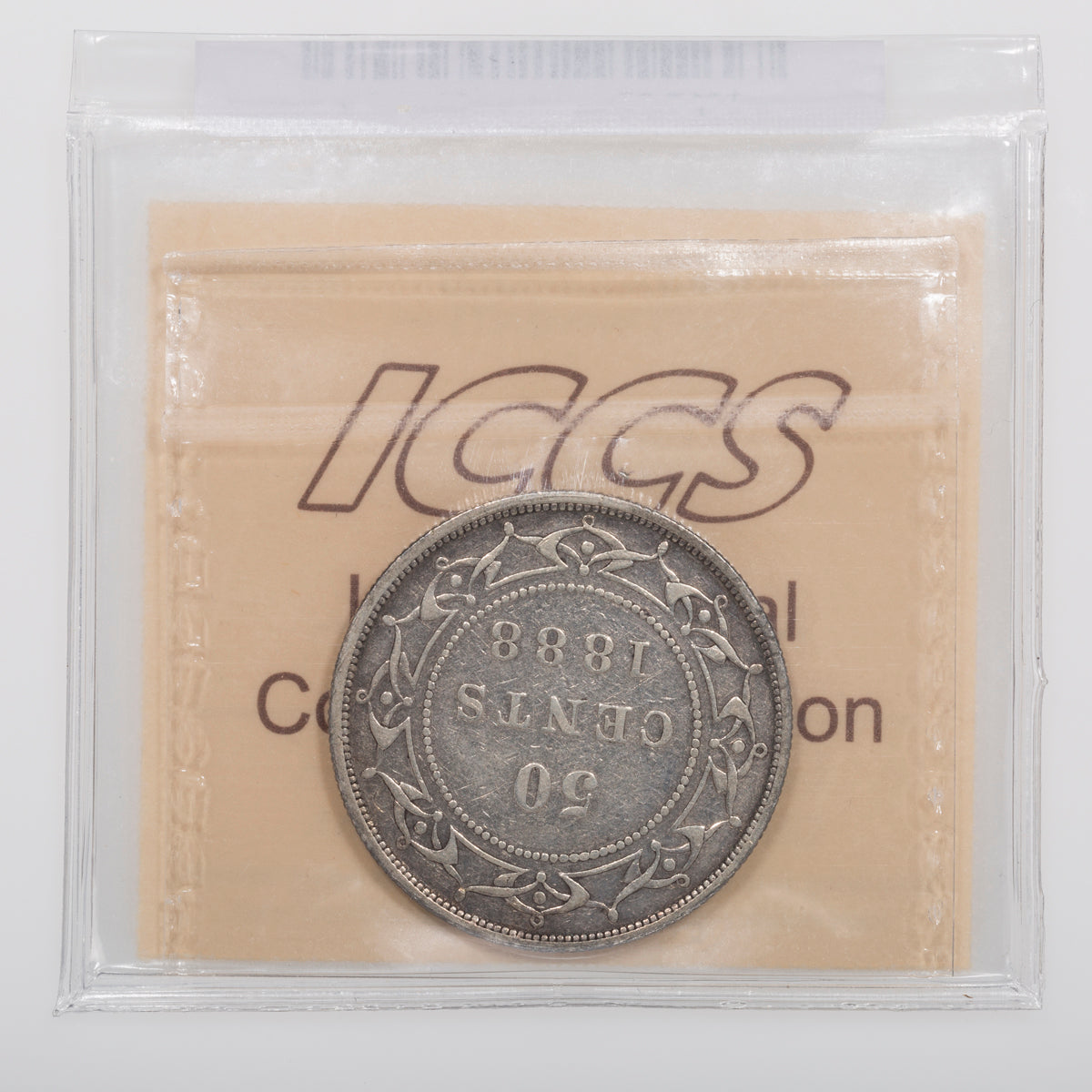 NFLD 50 Cent 1888 ICCS VF-20