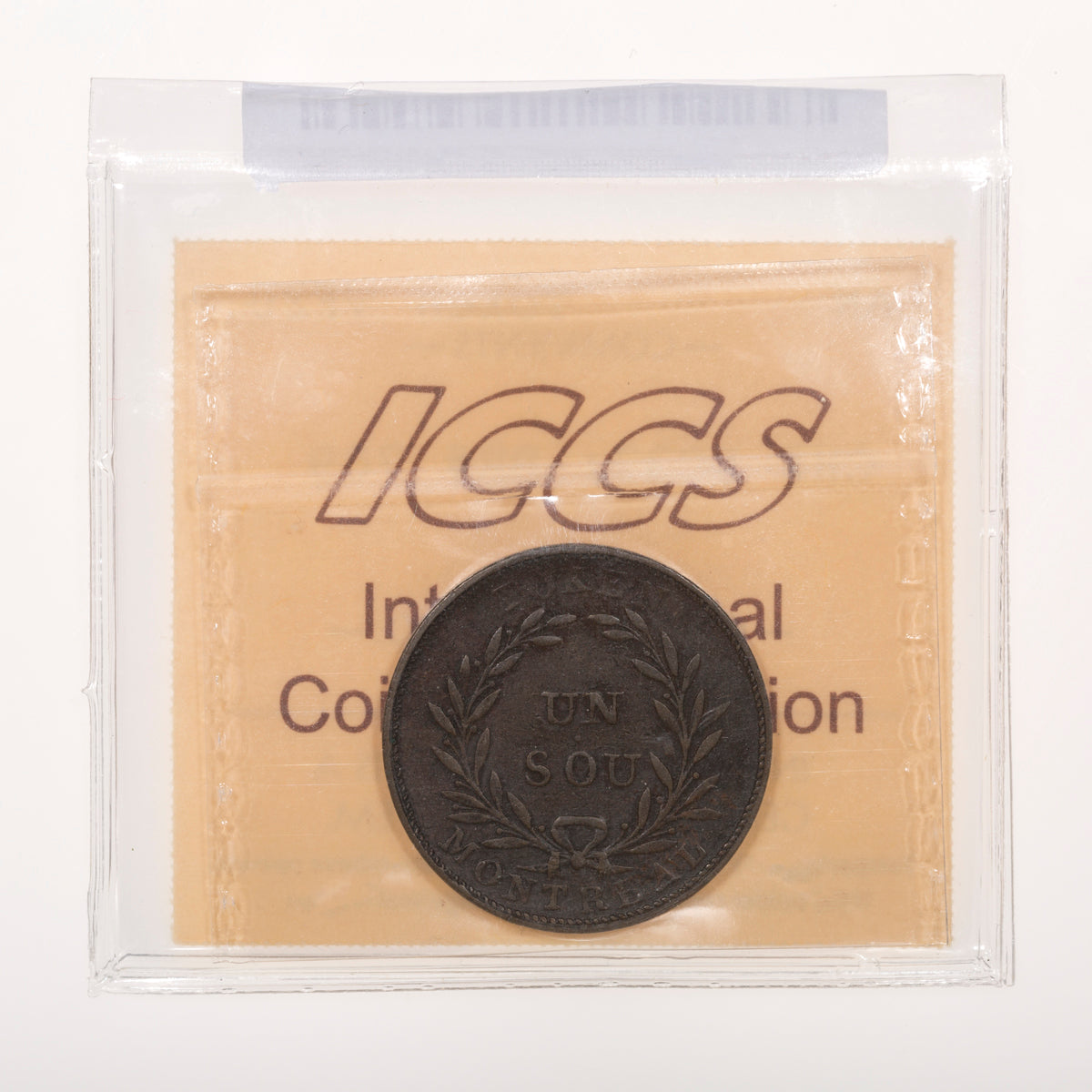 Lower Canada CH# LC-37 Bouquet Sou Birmingham 32 Leaves 3 Shamrocks English ND ICCS VF-20