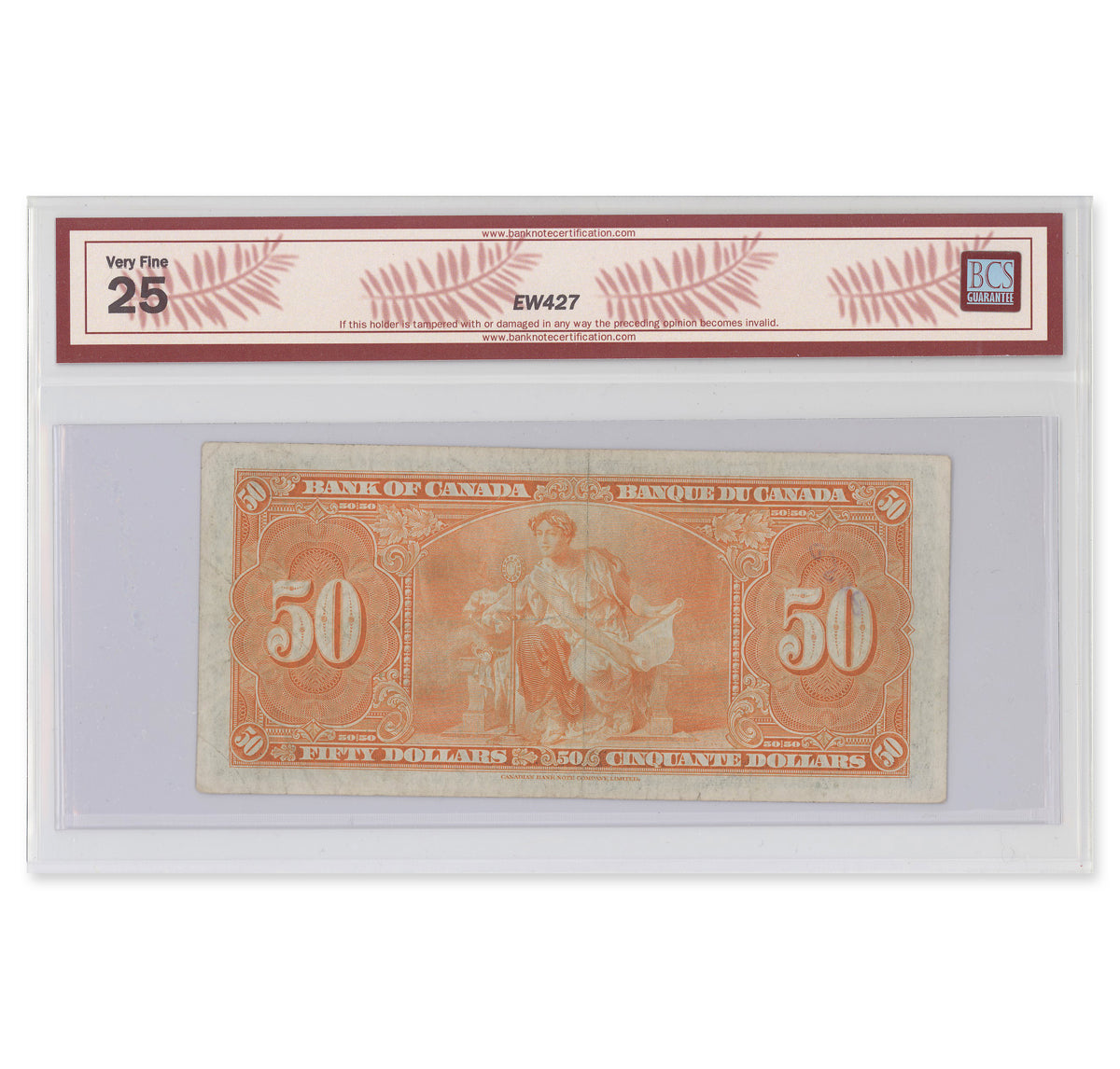 $50 1937 BC-26b Gordon-Towers Prefix B/H BCS VF-25