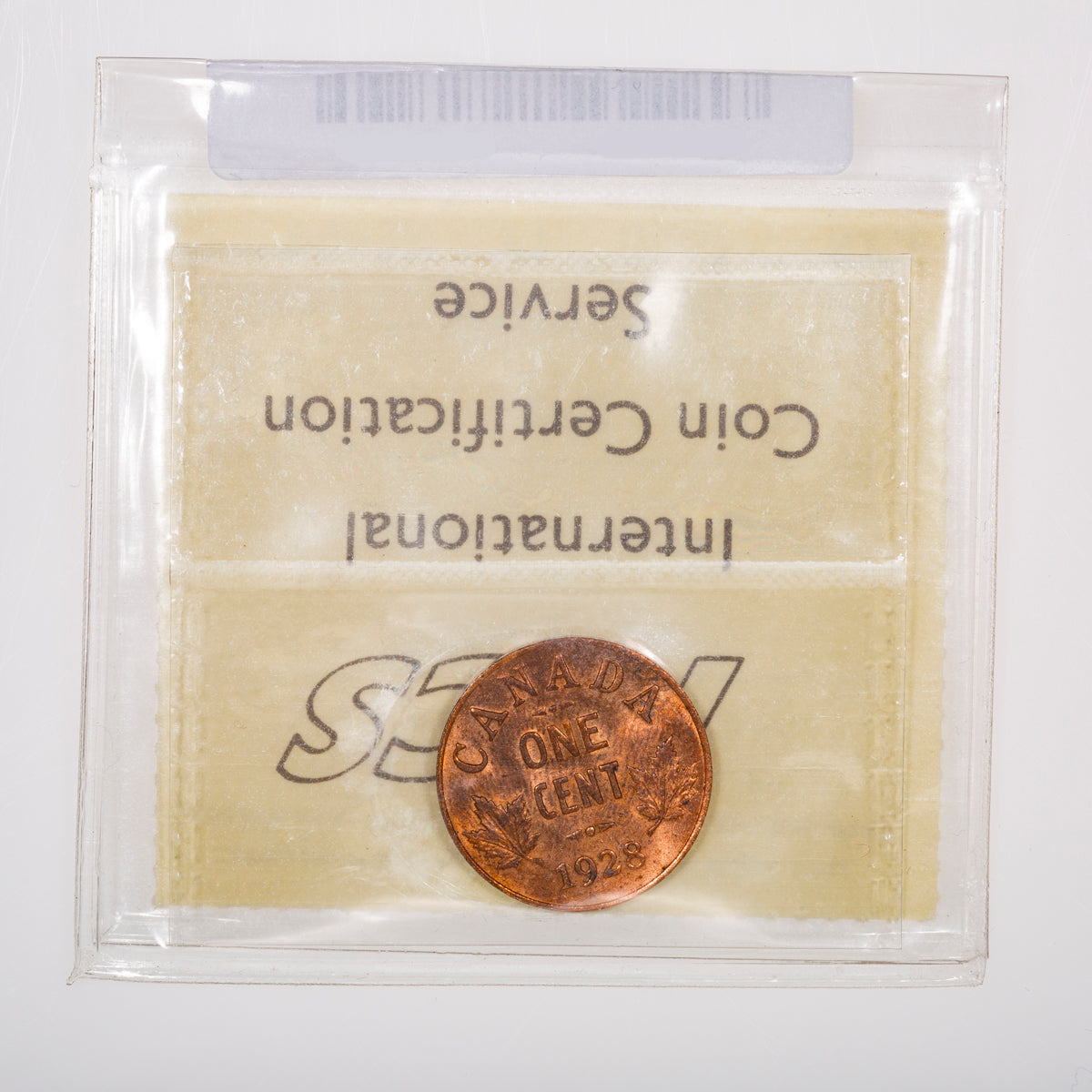 1 Cent 1928 ICCS MS-64 Red