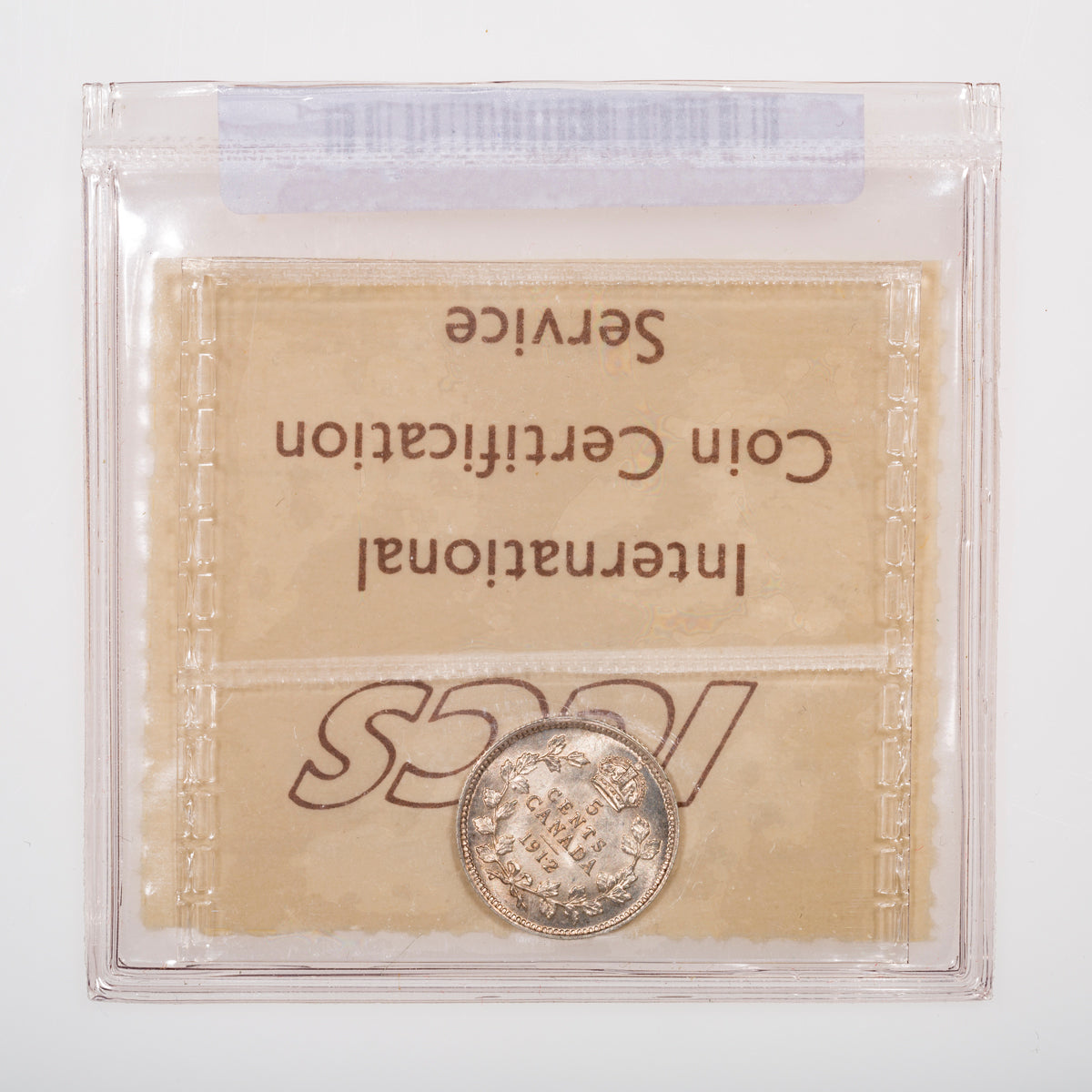 5 Cent 1912 ICCS MS-62