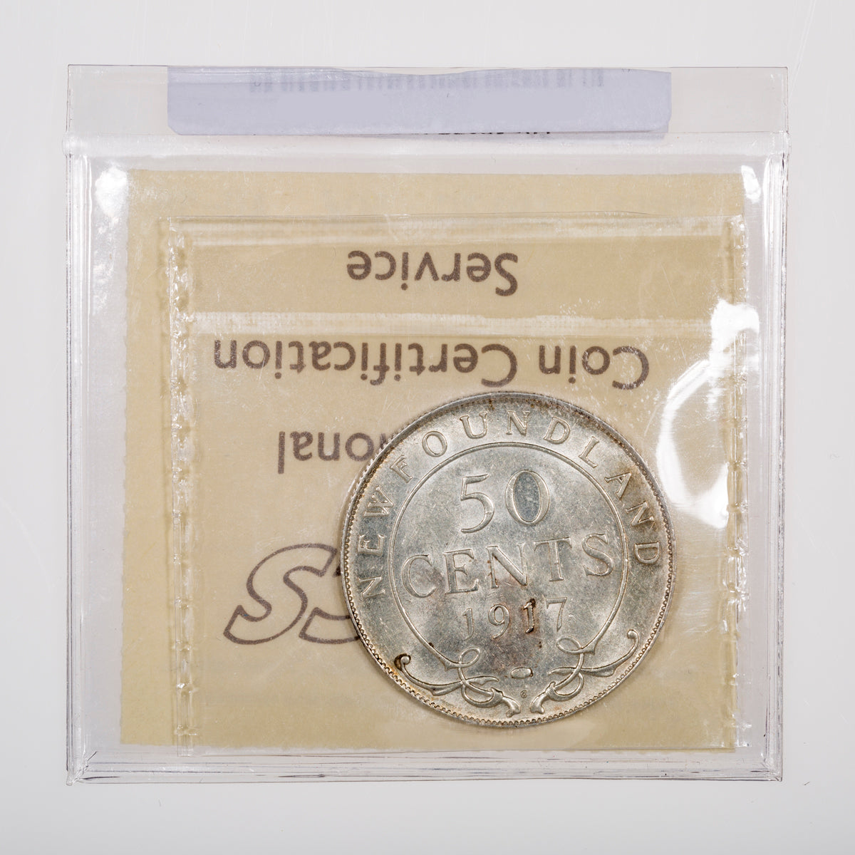 50 Cent 1917C ICCS AU-58