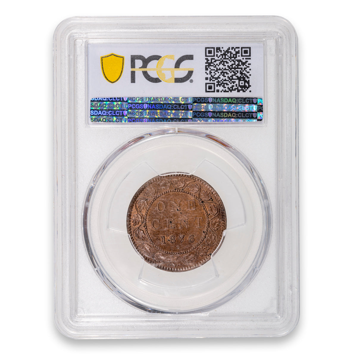 1 Cent 1876H PCGS MS-63 BN