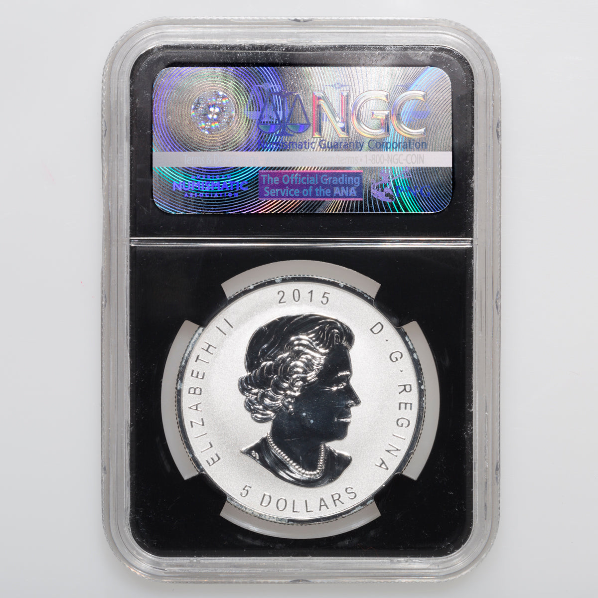 Canada 1 oz Silver Maple 2015 E = mc² Einstein Privy NGC PR-69