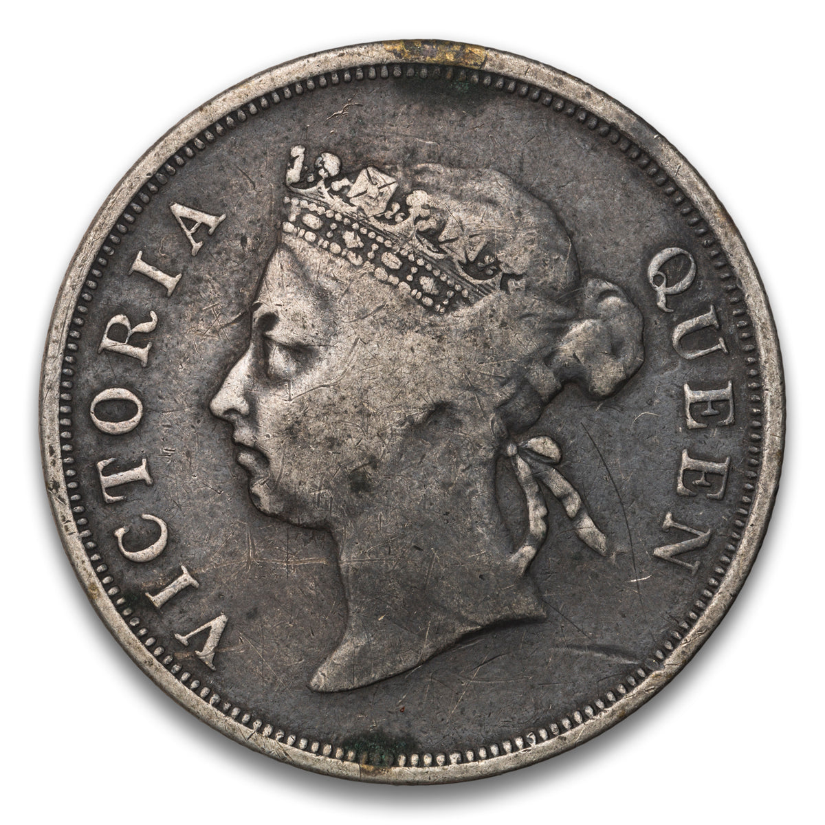 Straits Settlements Silver 50 Cents 1898