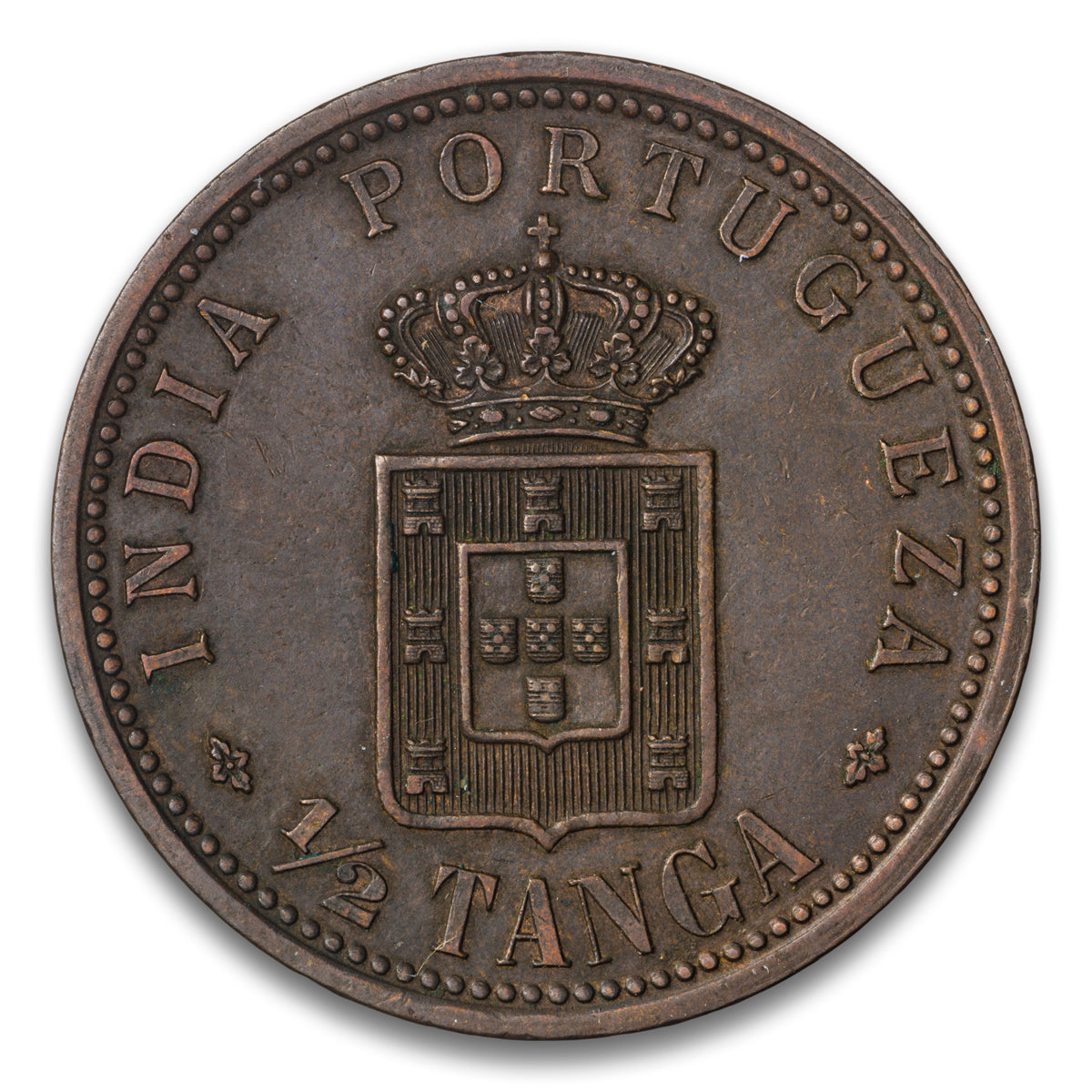 India-Portuguese Base 1/2 Tanga 1903