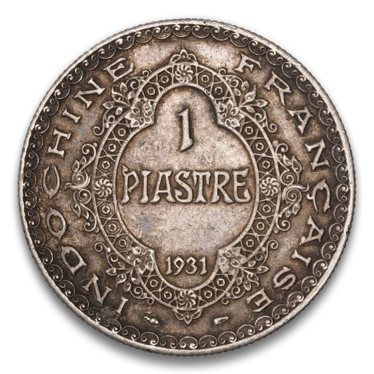 French Indo-China Silver 1 Piastre 1931