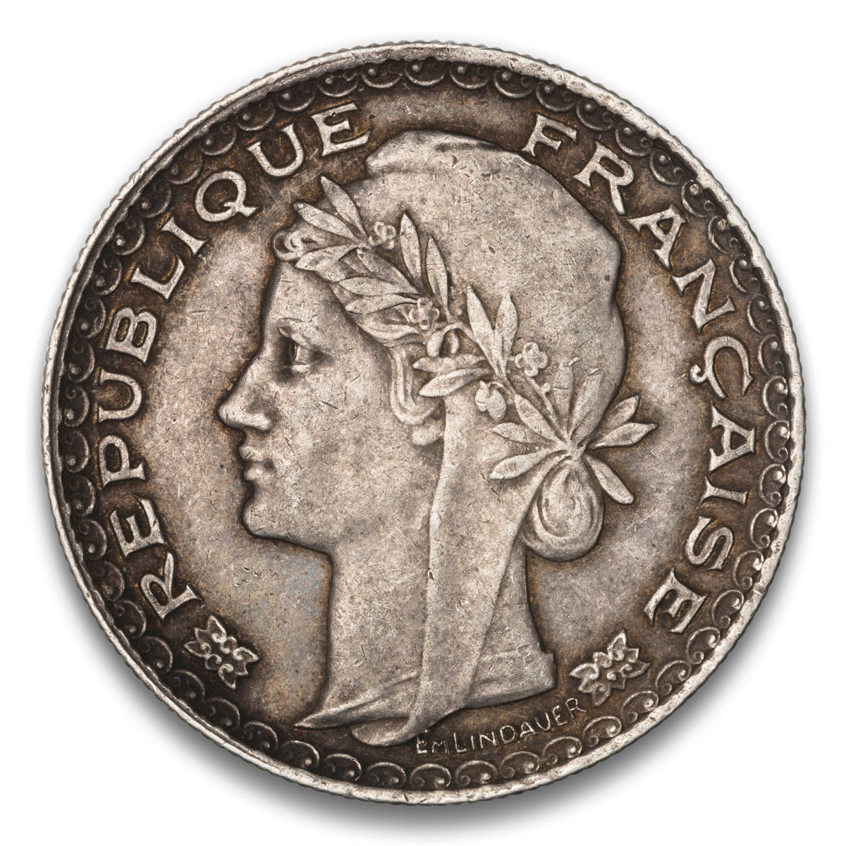 French Indo-China Silver 1 Piastre 1931