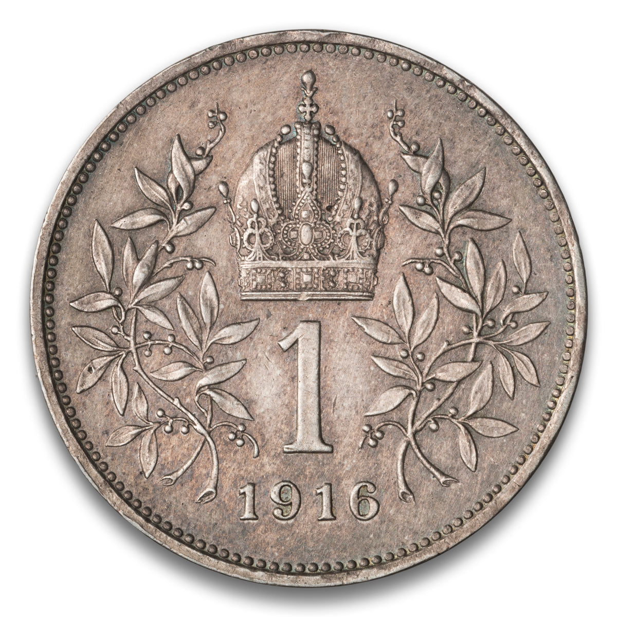 Austria Silver 1 Corona 1916