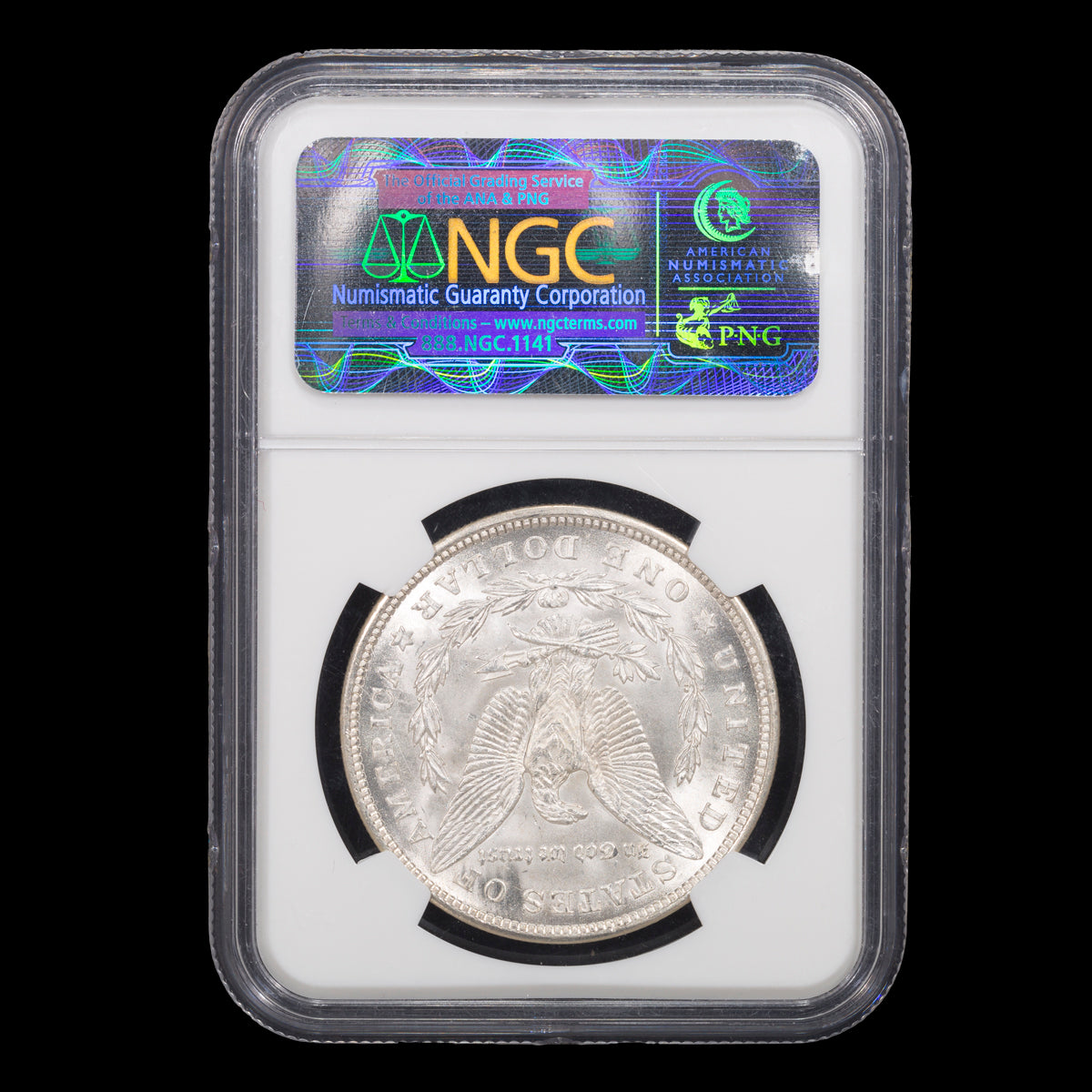 US $1 Morgan 1921 NGC MS-65