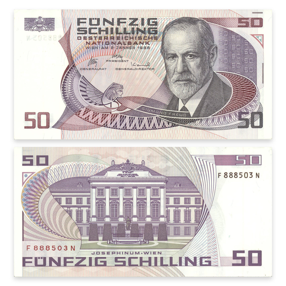 Austria 50 Schilling 1987 P# 149 AU-55