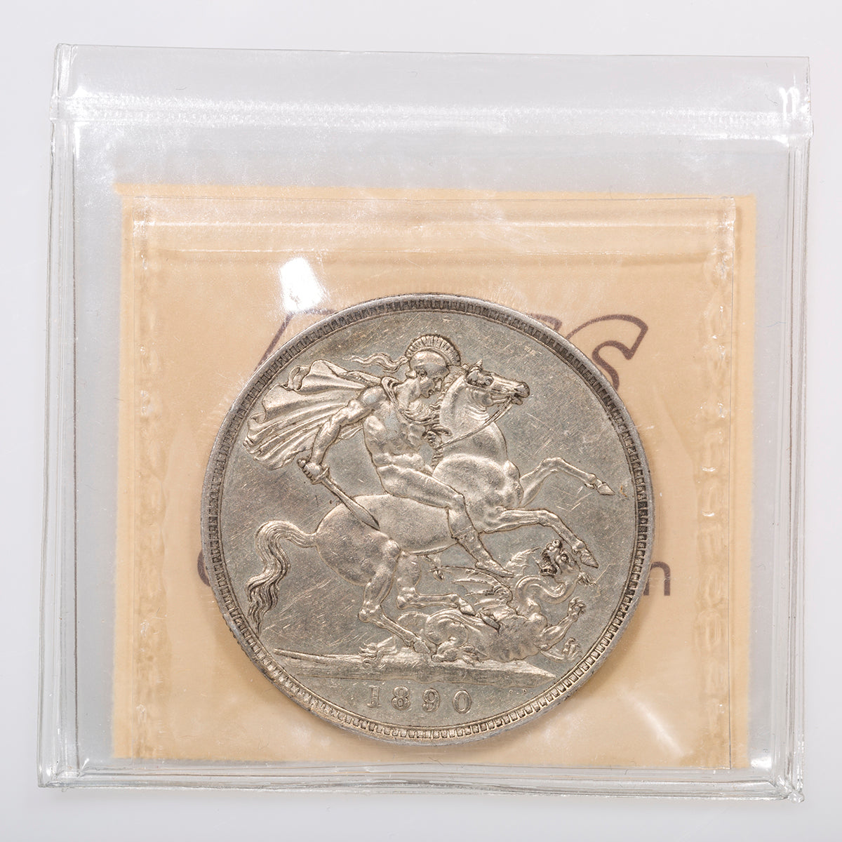 Great Britain Silver Crown 1890 EF-45