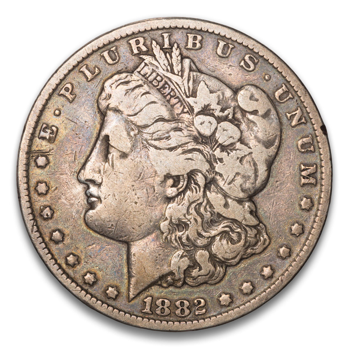 US $1 Morgan 1882CC VAM 3 Non-Certified F-12