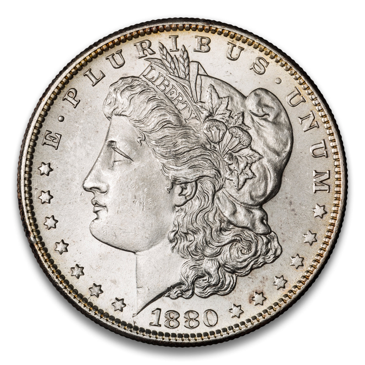 US $1 Morgan 1880S Non-Certified MS-64