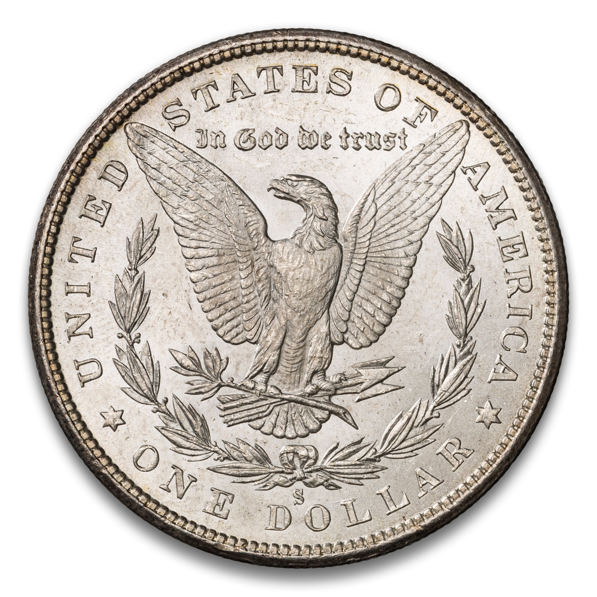 US $1 Morgan 1880S Non-Certified MS-64