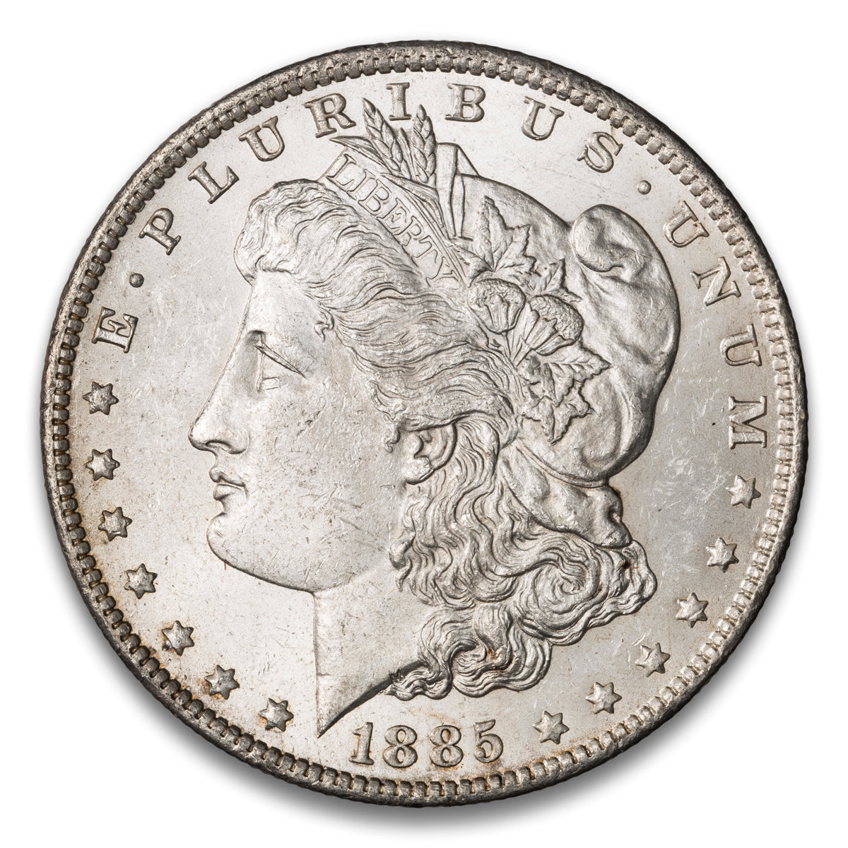 US $1 Morgan 1885O Non-Certified MS-64