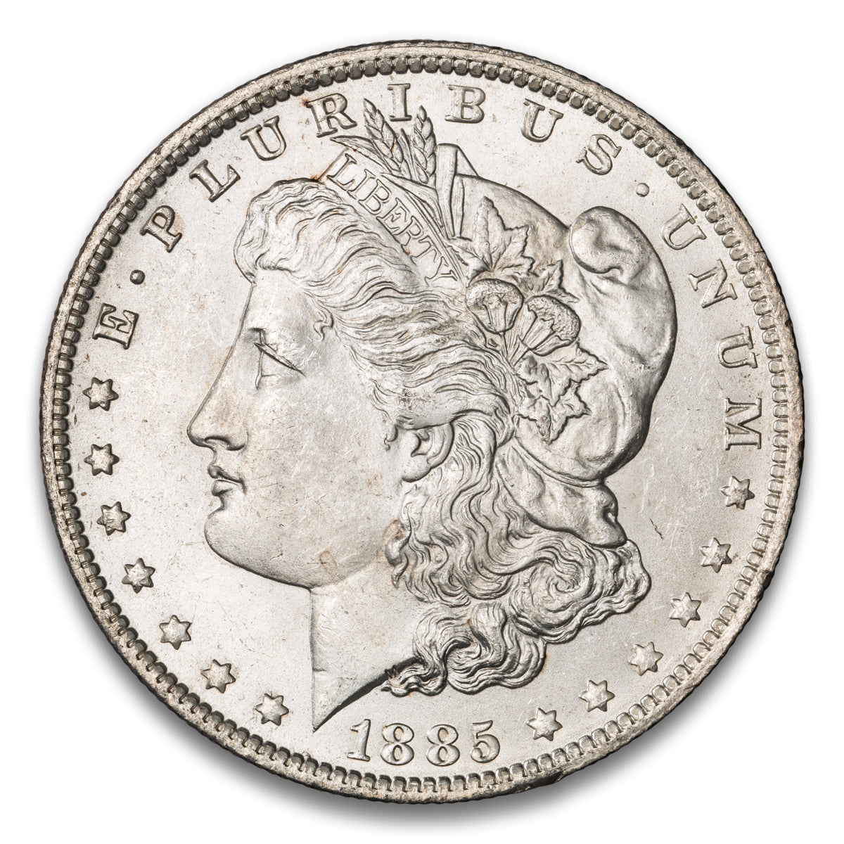 US $1 Morgan 1885O Non-Certified MS-64
