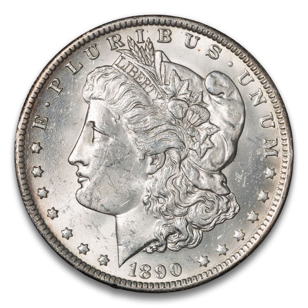US $1 Morgan 1890O Non-Certified MS-62