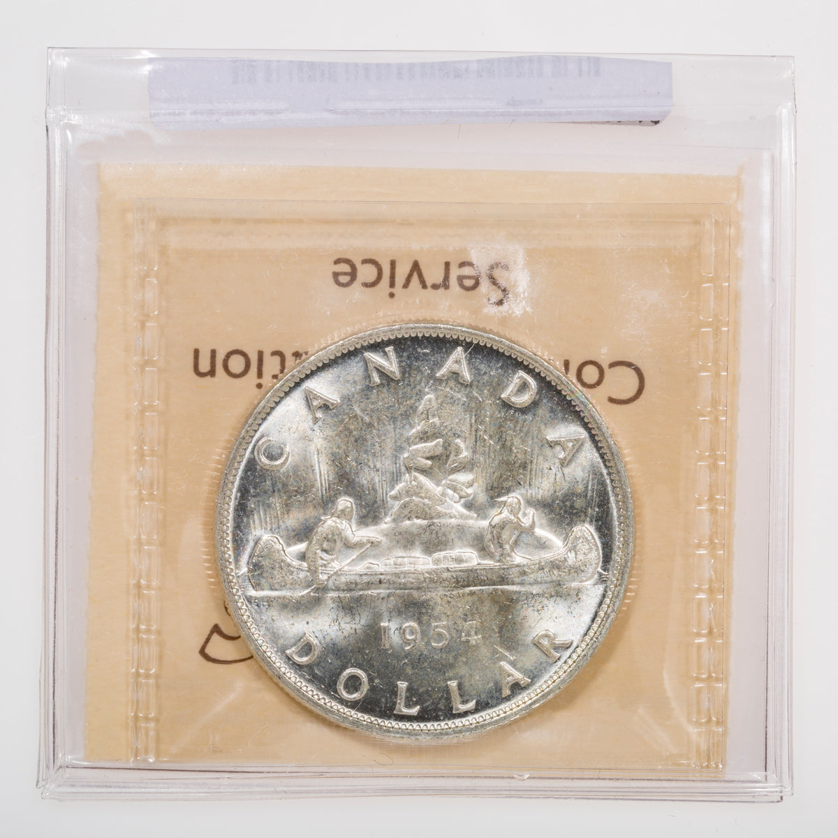 $1 1954 SWL Obv-002 Rev-002 ICCS MS-63