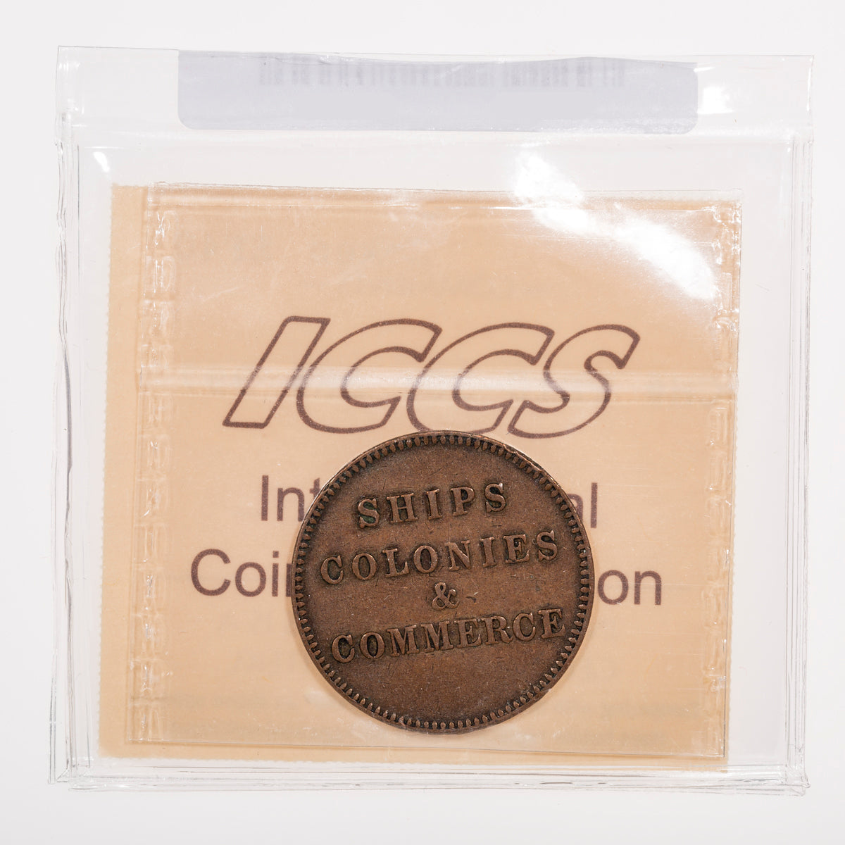 Prince Edward Island CH# PE-10-30 Ships Colonies & Commerce (1835) Single H; Complete centrestroke "E" ICCS EF-40