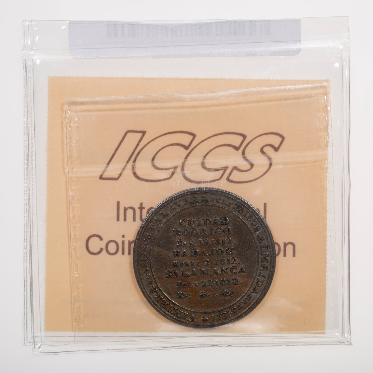 Wellington CH# WE-11A1 Peninsular Salamanca ND Ten leaves, Large centre lock ICCS AU-50