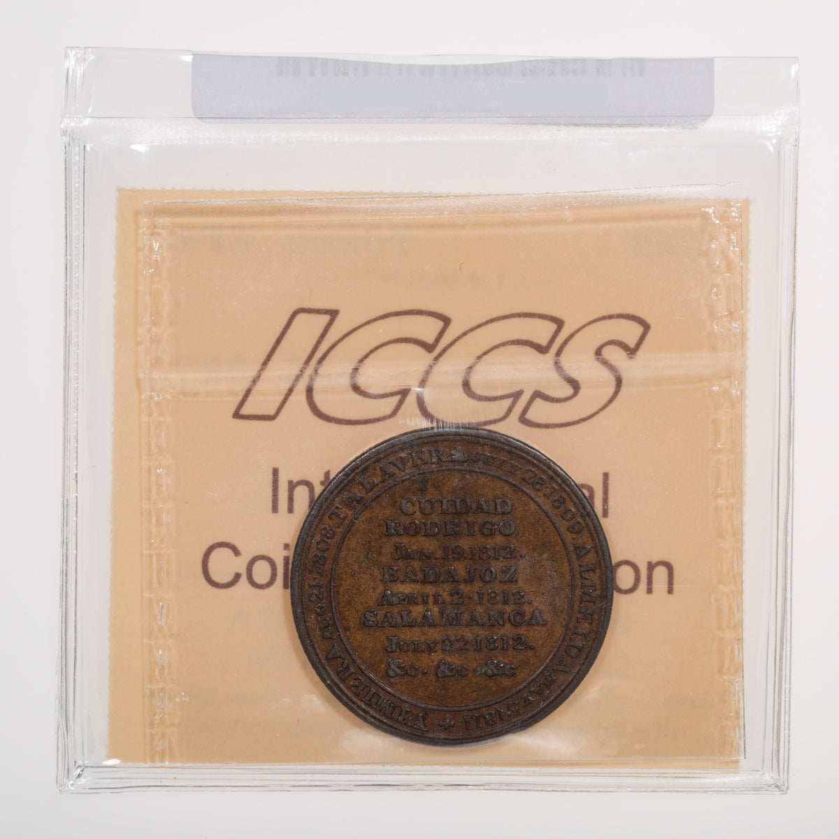 Wellington CH# WE-11A2 Peninsular Salamanca ND Ten leaves, Small lock ICCS EF-40