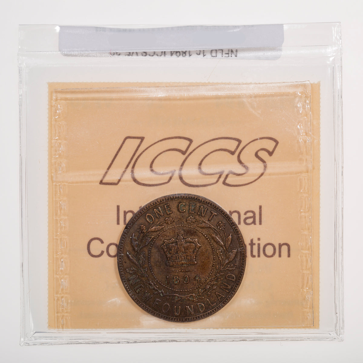 NFLD 1 Cent 1894 ICCS VF-30