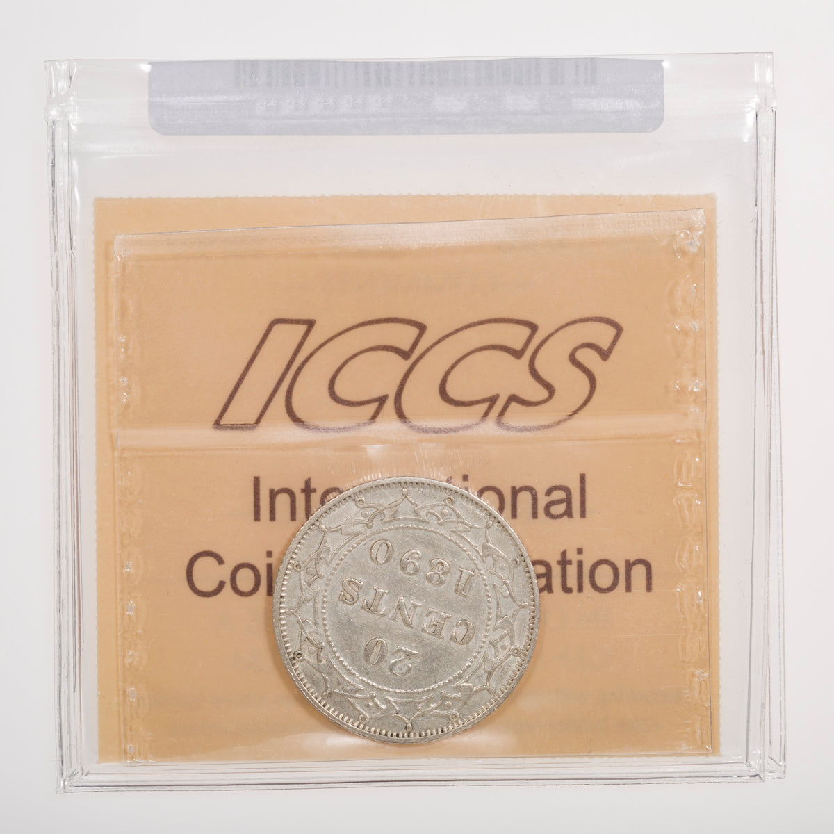 NFLD 20 Cent 1890 ICCS EF-40