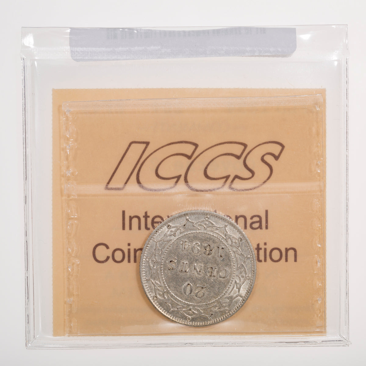 NFLD 20 Cent 1894 ICCS EF-45