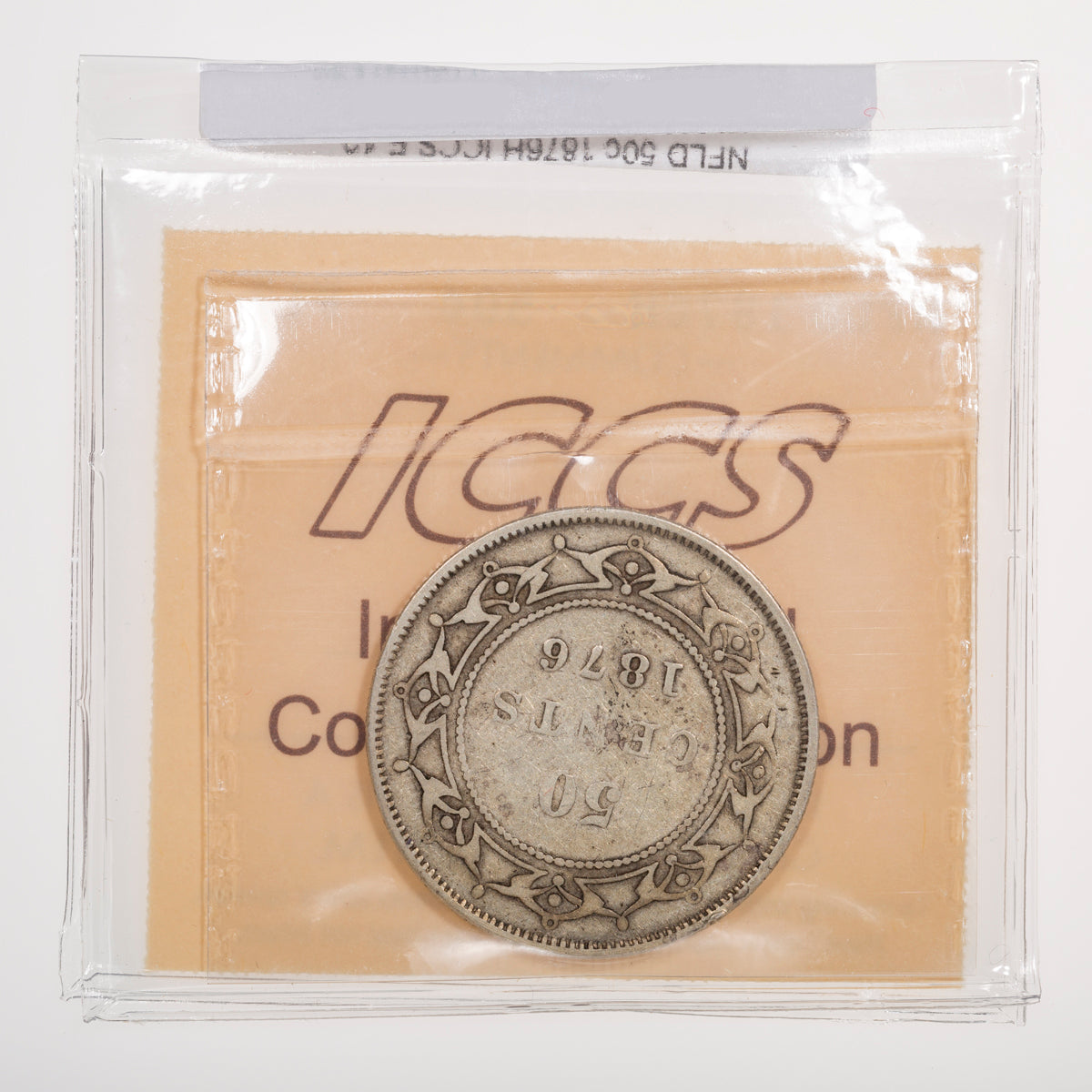 NFLD 50 Cent 1876H ICCS F-12