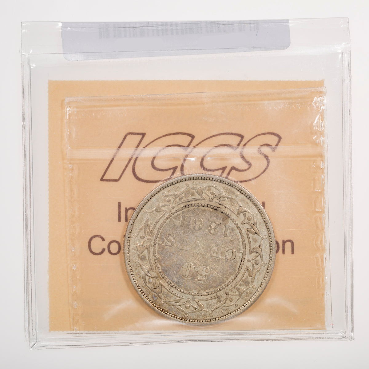 NFLD 50 Cent 1881 ICCS VF-20