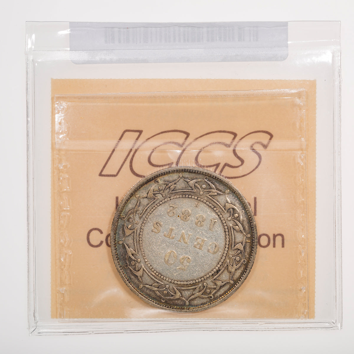 NFLD 50 Cent 1882H ICCS VF-30