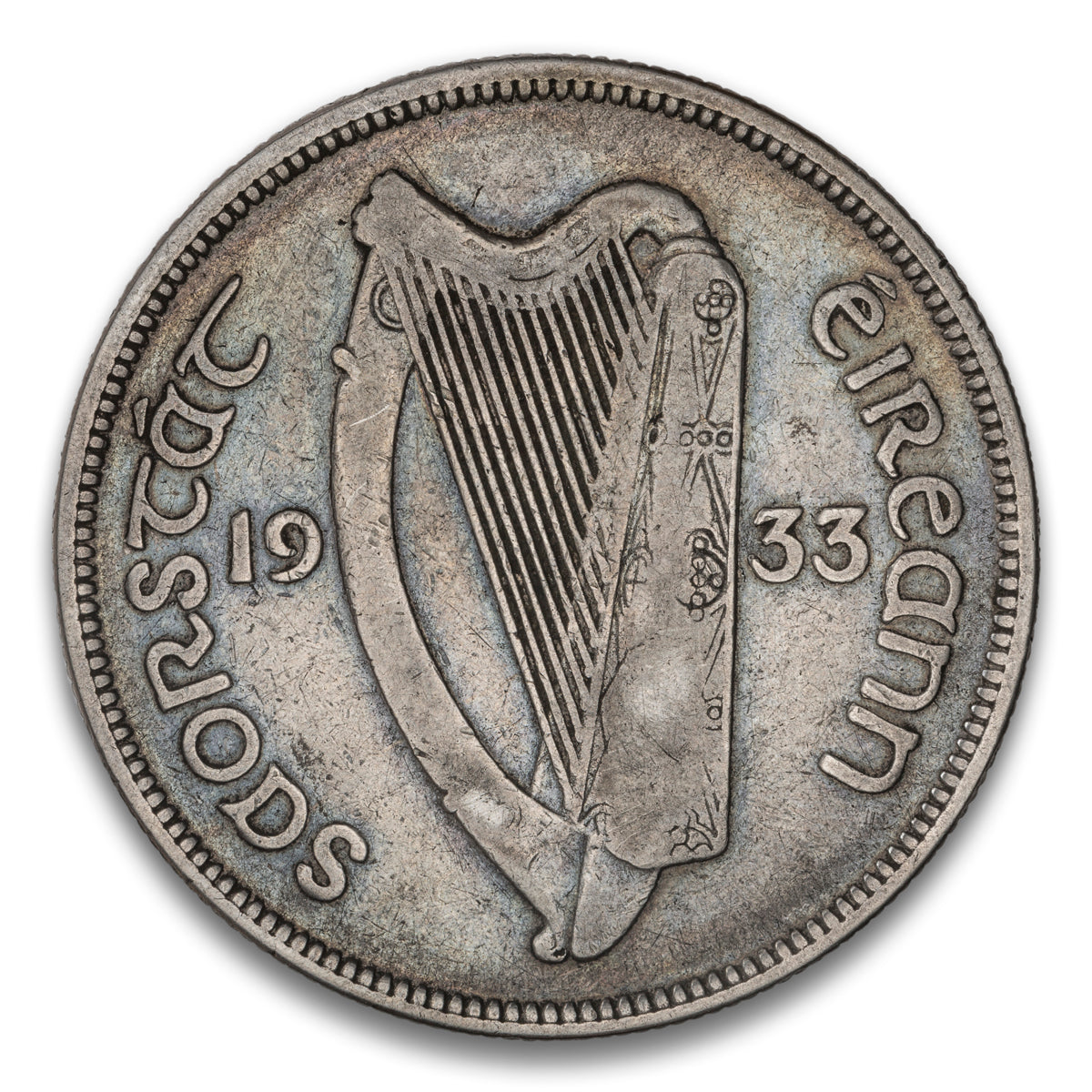 Ireland Silver 1/2 Crown 1933
