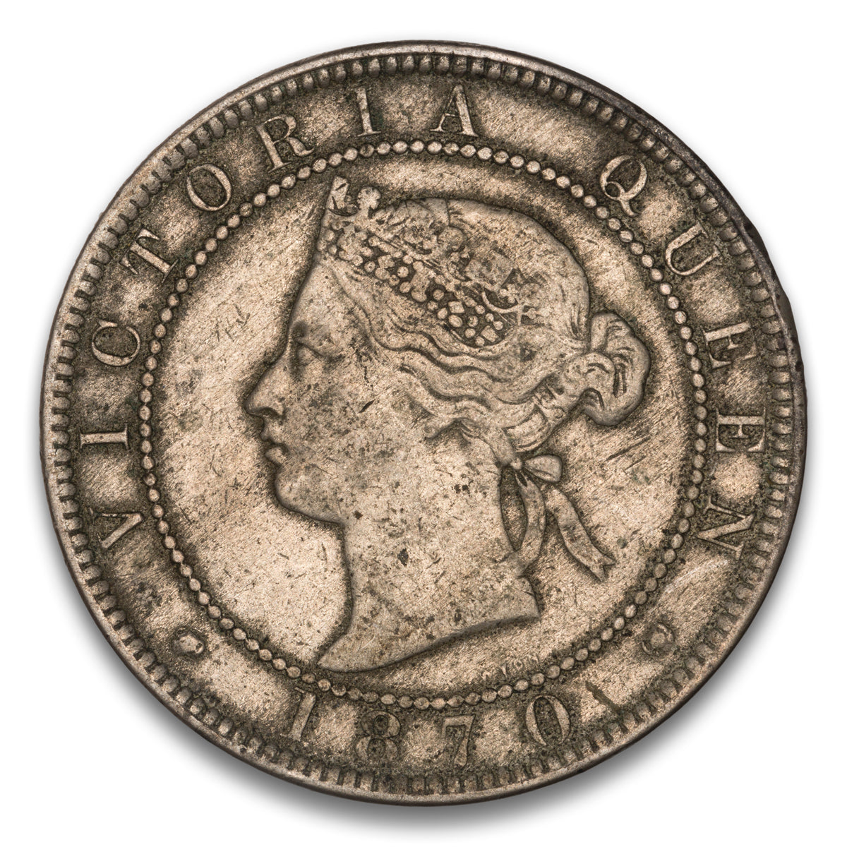 Jamaica Base 1 Penny 1870