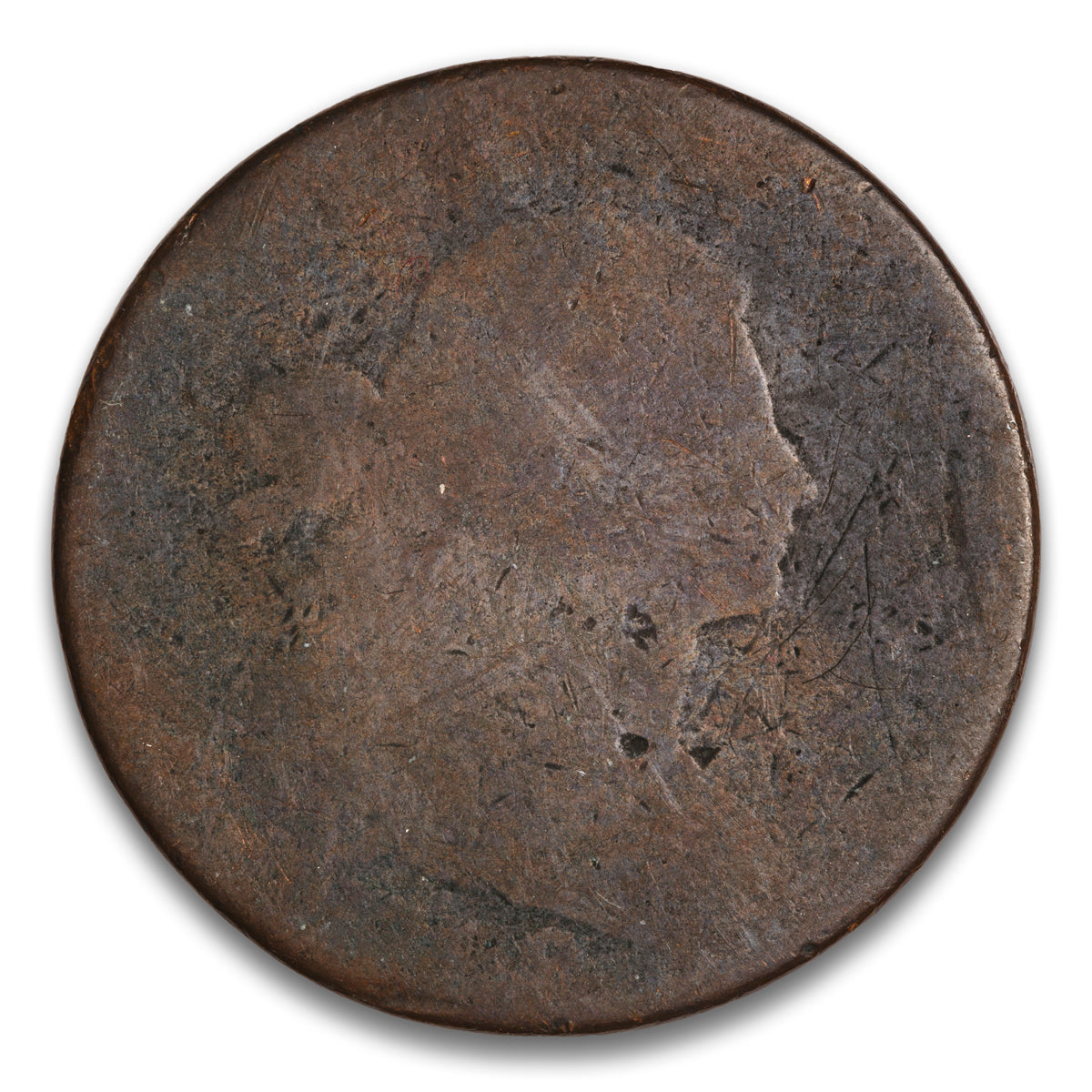 US 1 Cent Draped Bust 1798 Non-Certified PO-1