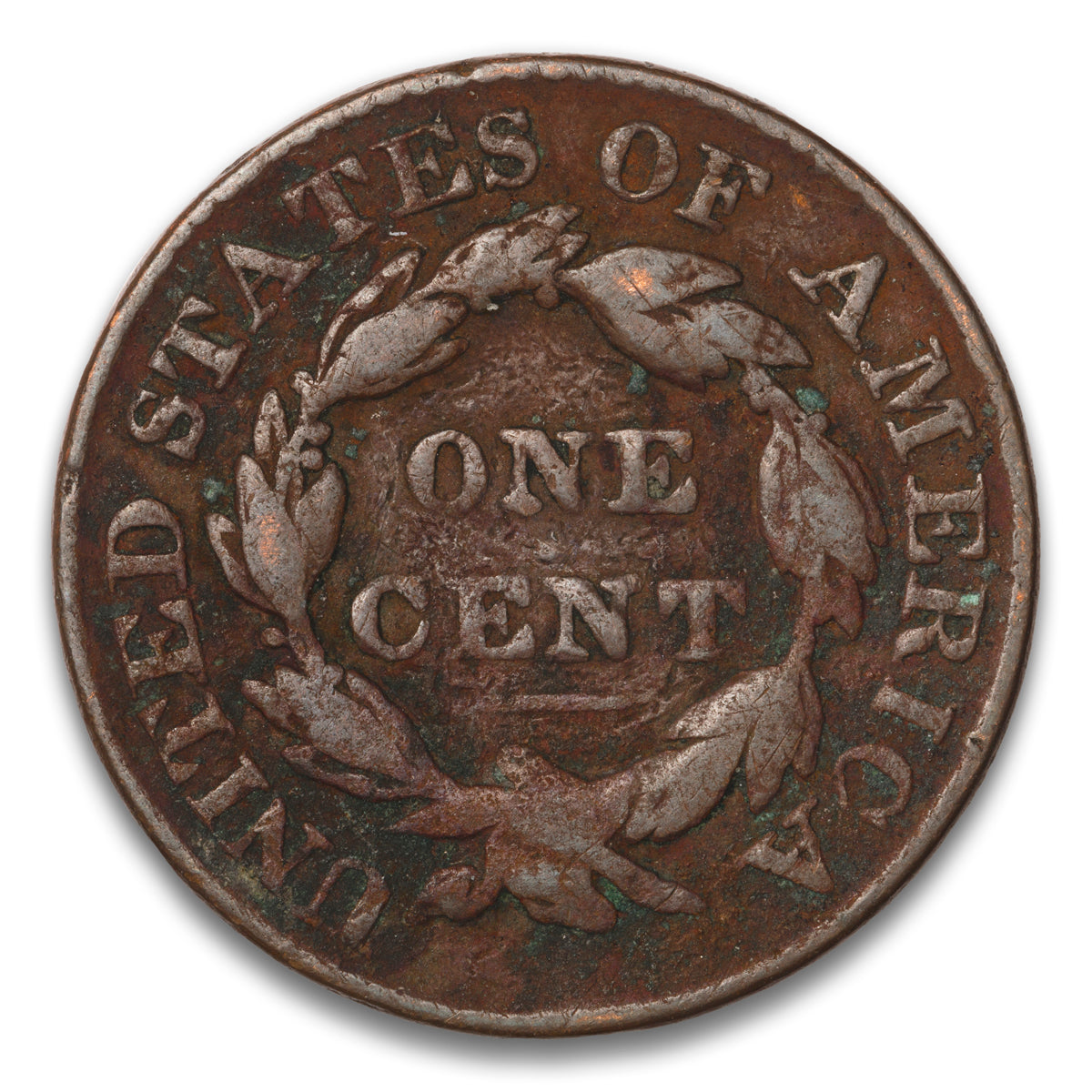 US 1 Cent Coronet 1827 Non-Certified VG-8