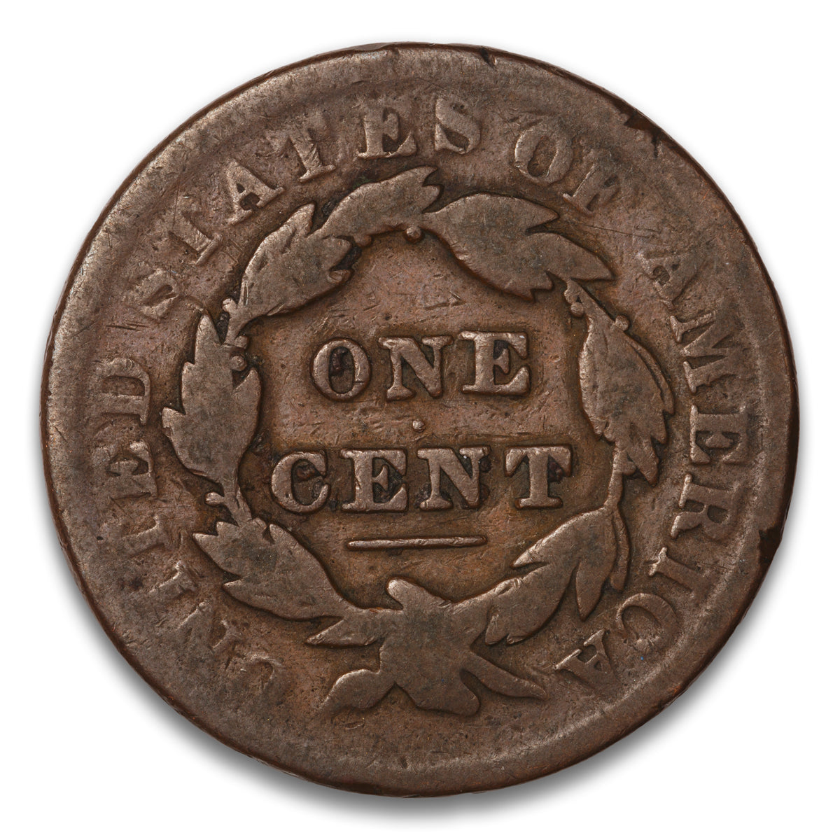 US 1 Cent Coronet 1832 Medium Letters Non-Certified G-6