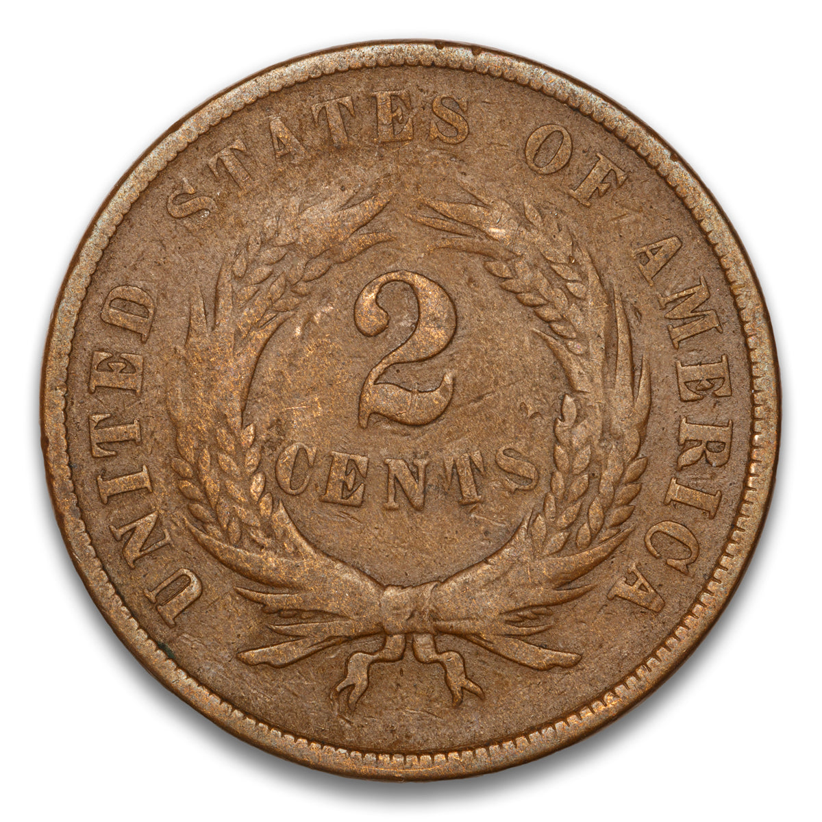 US 2 Cent 1867 Non-Certified VG-10