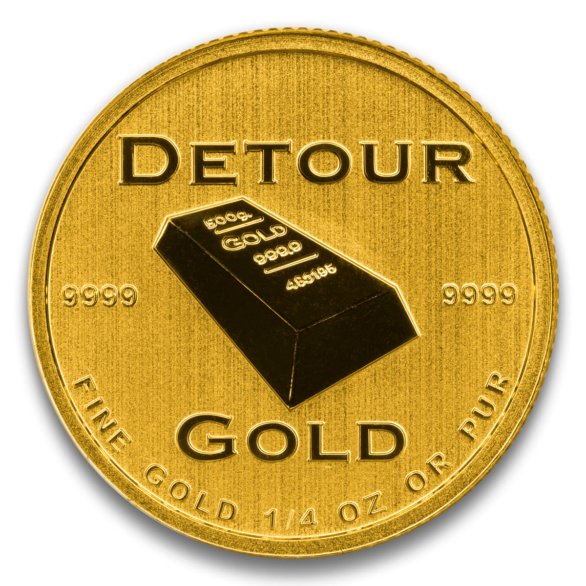 2013 Detour Gold Corporation: First Pour - Pure Gold Coin