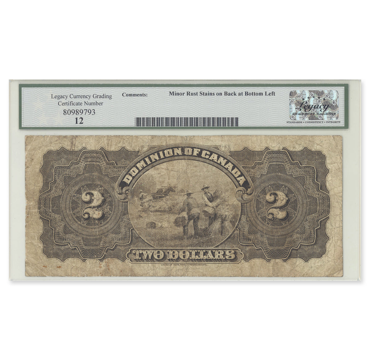 $2 1897 DC-14c various-Boville Prefix E Legacy F-12